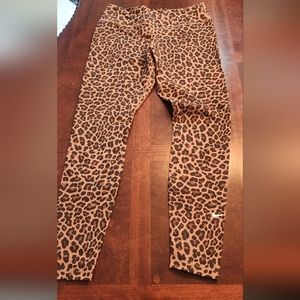 Nike leopard Dri-Fit leggings